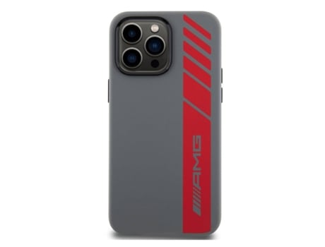 Capa Protetora Magsafe Para Iphone 15 Pro Max Mercedes Amg Cinzento