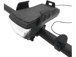 Farol De Bicicleta Led Movido A Energia Solar Com Buzina E Suporte Para Telefone Olysi Shop