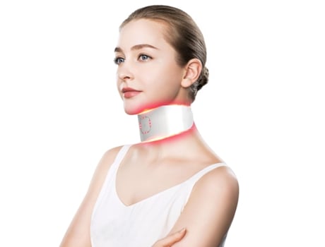 Dispositivo De Beleza Para O Pescoço Levanta E Aperta O Dispositivo Para O Cuidado Da Pele Do Pescoço Branco