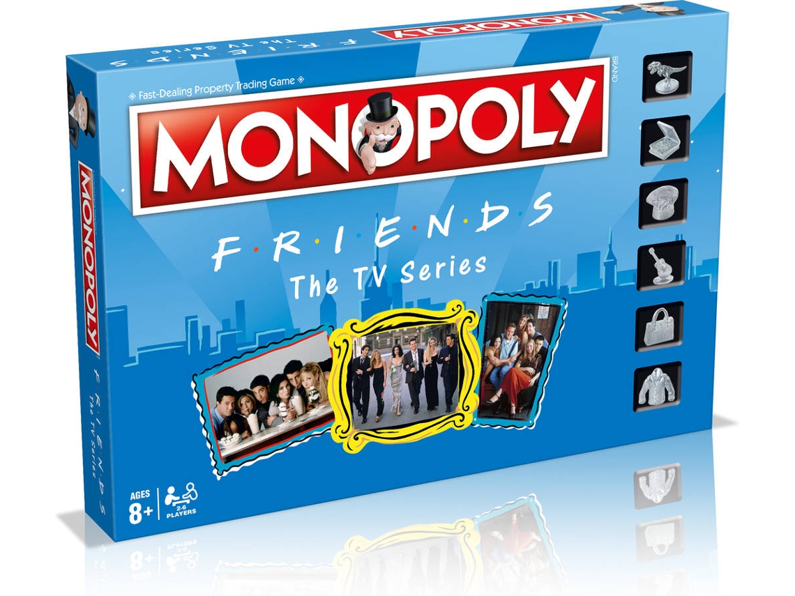 Jogo de Tabuleiro MONOPOLY Friends (Idade Minima: 8)