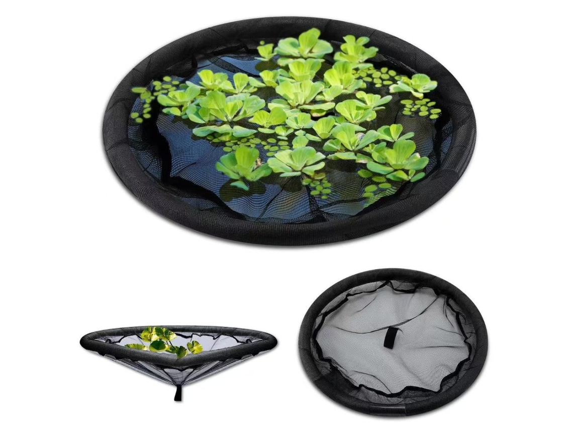 Rede Protetora Flutuante Para Plantas De Lago - Barreira De Malha Para Plantas E Cercado Para Peixes 60 Cm