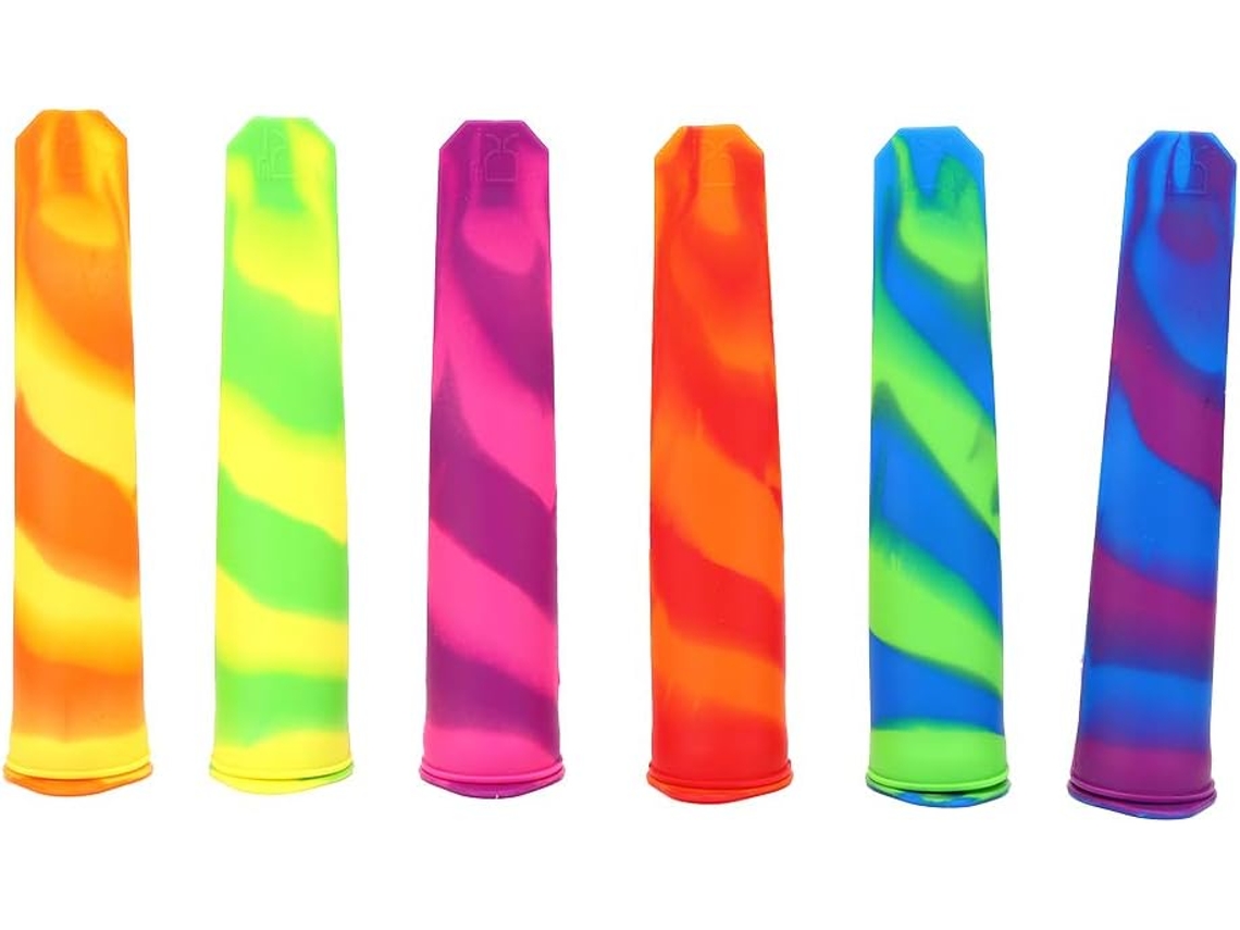 Conjunto De 6 Formas Silicone Para Sorvete