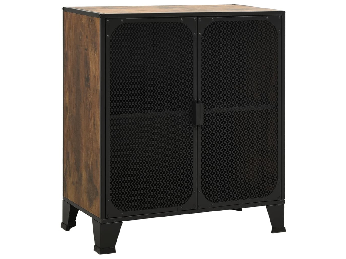 Armário de arrumação VIDAXL Marrom Metal (72x36x82 cm)