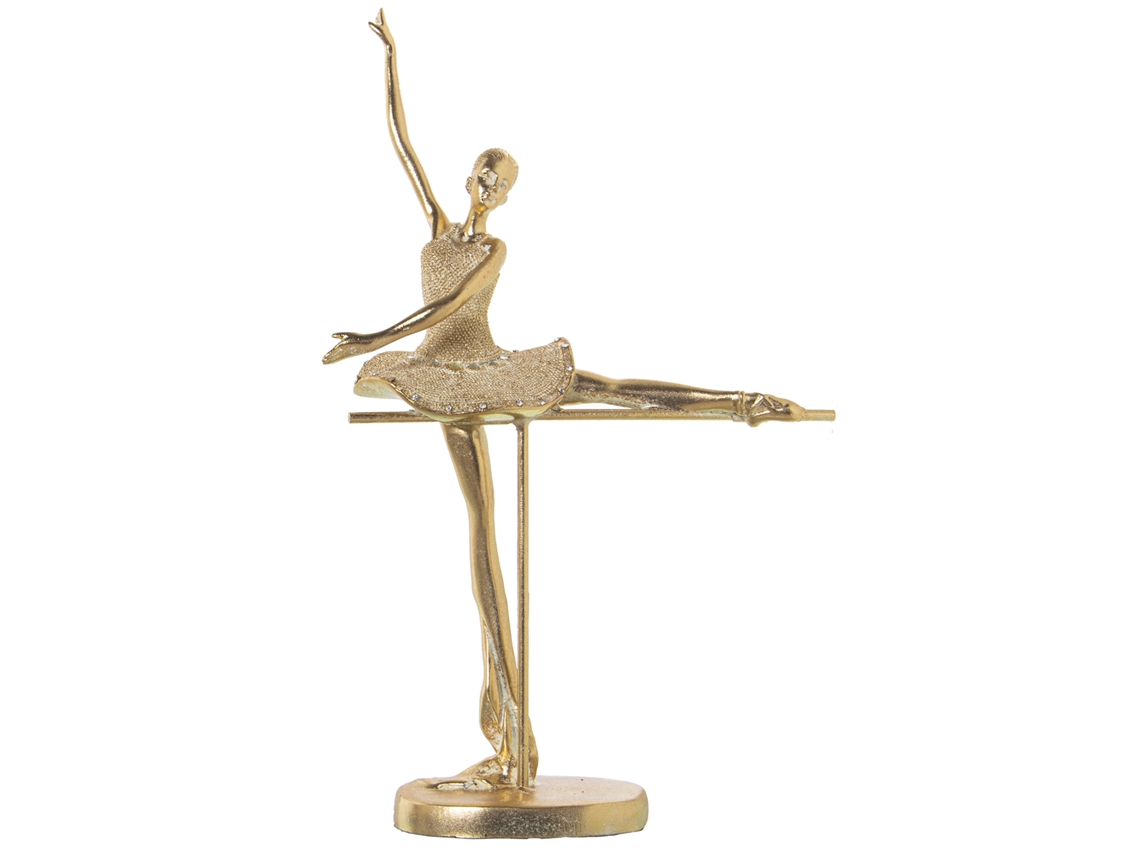 Figura Decorativa DRW (Resina - Dourado)