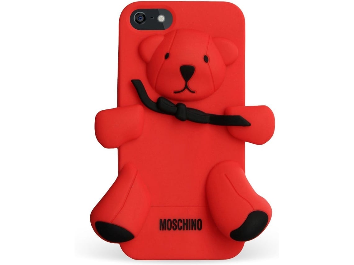 Capa iPhone 5 5s SE MOSCHINO Bear Gennarino Vermelho Worten.pt