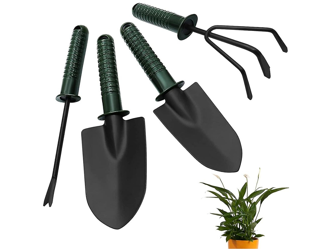 Omni ferramentas Jardim Conjunto 4 Peças Pás e Rastrillos