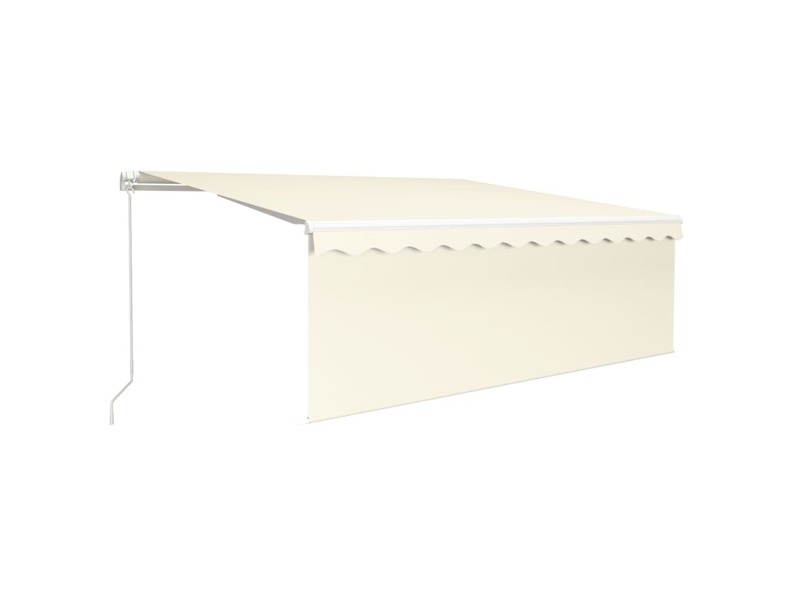 Retractable Awning, Retractable Awnings Vidaxl Creme Alumínio (4 X 3 M)