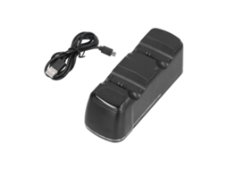 Estação De Carregamento Para Controle Ps4, Carregador Usb Duplo, Preto Slowmoose