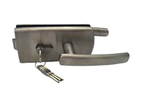Fechadura Central com Cilindro e Alça Sem Deslocamento SEVAX Cromado Mate Sx3306Cm