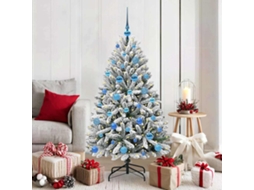 Vidaxl Árvore De Natal Artificial 150 Cm 150 Led Branco Quente