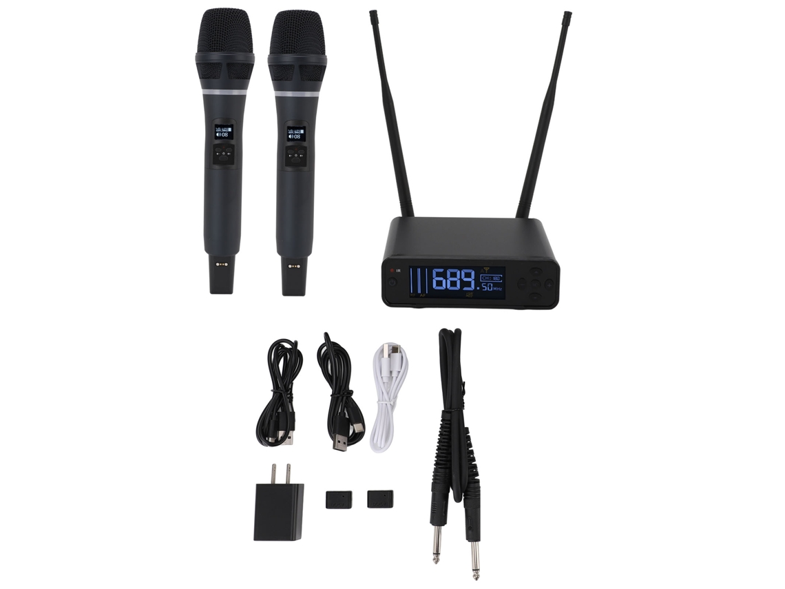 Sistema de Microfone Sem Fio LAXISCREED Recarregável