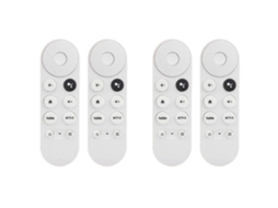 4 Unidades Compatíveis Com Google Chromecast, Google Tv E Google Voice. Controle Remoto Para Decodificador.