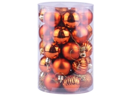 Bolas De Natal 34pcs Conjunto De Bolas De 4cm Enfeites Para Árvore De Natal
