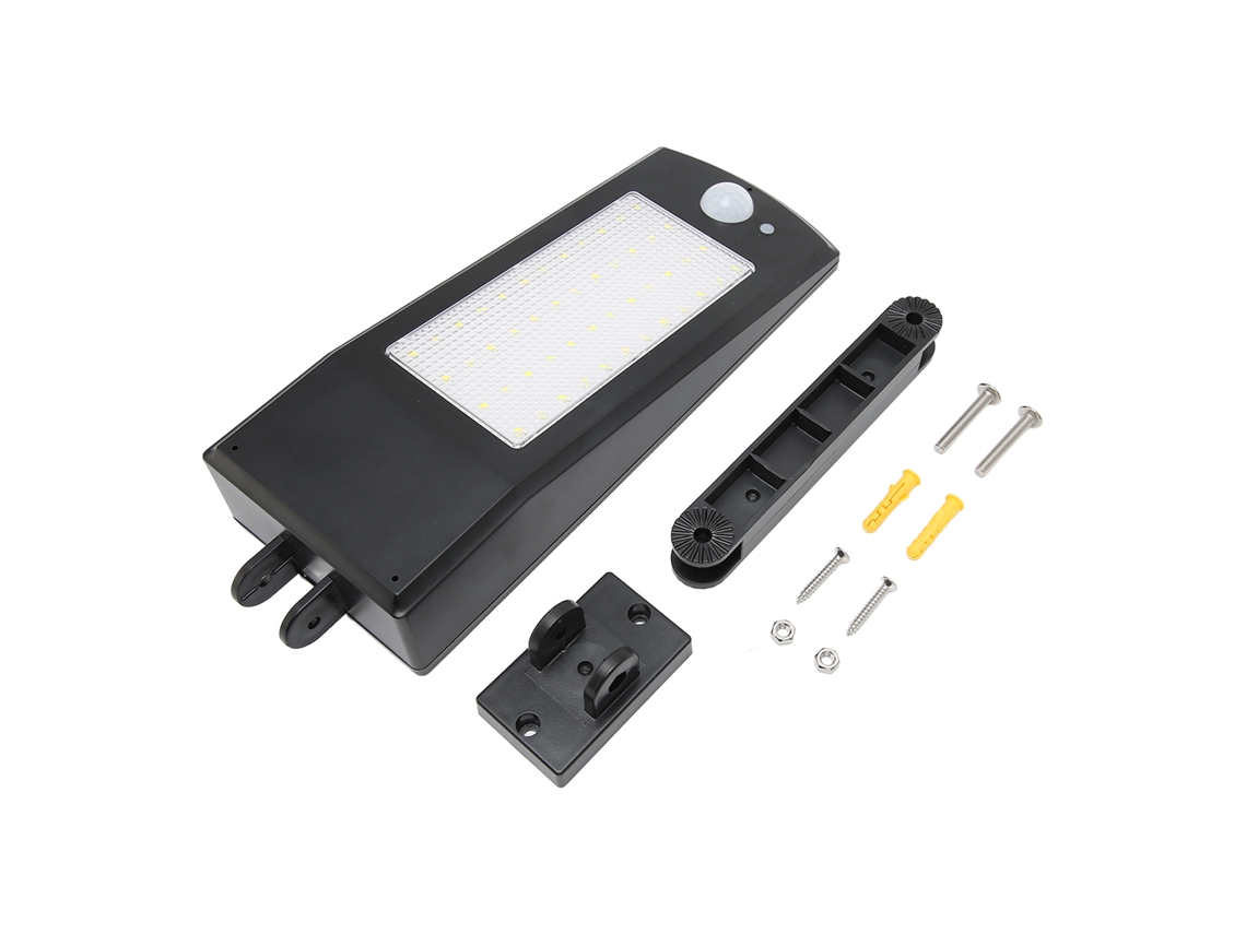Lâmpada de Parede Solar Sensor 48LED IP65 4500mAh