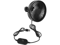 Ventilador Potente E Leve Gatuida Para Banco Traseiro De Carro Resfriamento Silencioso