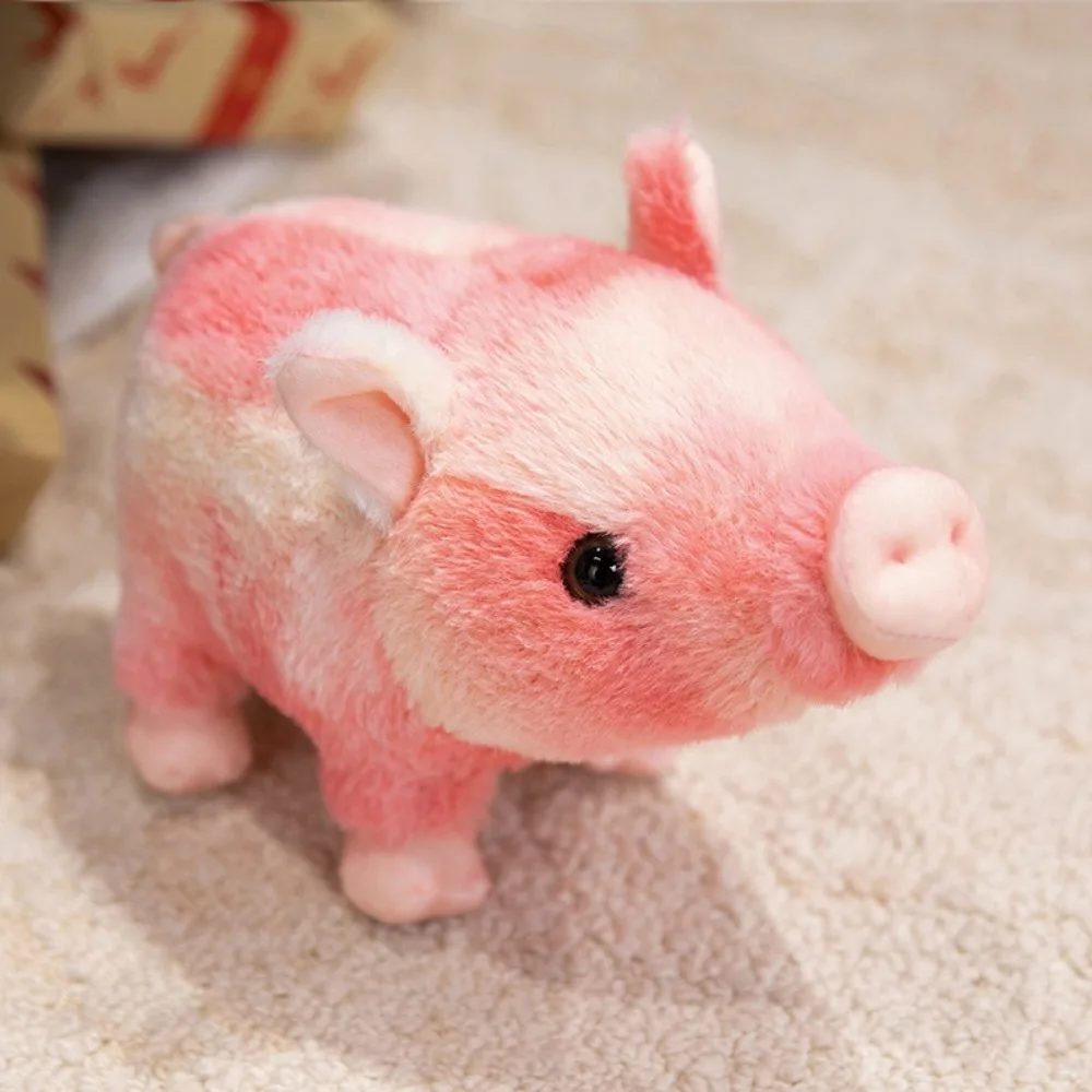 Porquinho de Pelúcia Macio de Alta Qualidade, Confortável Ao Toque, Fofo e Agradável À Pele. MDUG (rosa)