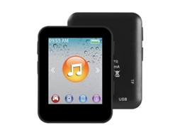 MP3 YIZHOOD (4G) Bluetooth 2.0 polegadas botões dicionário de plástico Redução de ruído preto