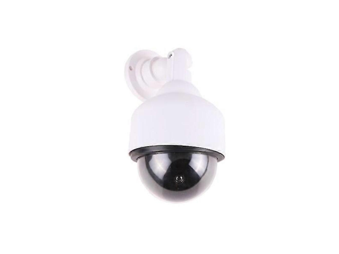 Câmera De Vigilância Falsa - Câmera Falsa Com Led Branco