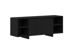 Conjunto 1 Gabinete Para Tv Vidaxl Preto Derivados De Madeira (130 X 35 X 50 Cm)