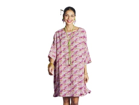 Vestido de Mulher ANTOINE ET LILI Geranium Roxo (Tamanho Único)