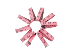 Fita métrica flexível antiderrapante de 150 cm para costureiras, Royal Metric, com dupla marcação para medições precisas.