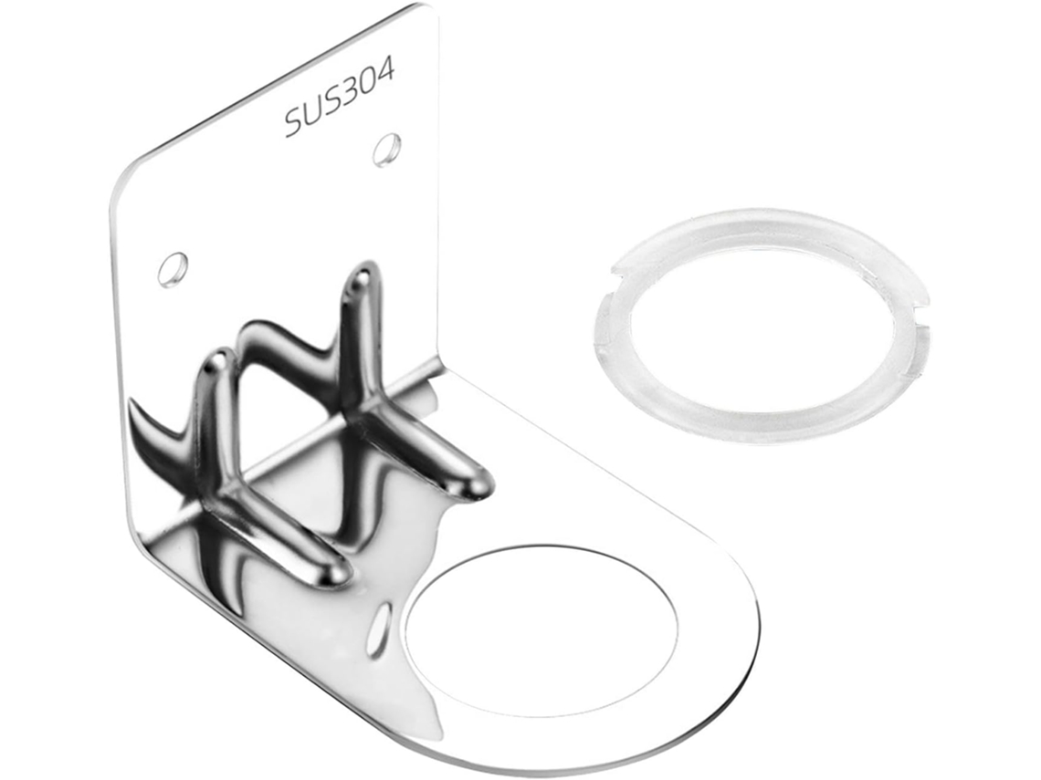 Suporte De Parede Resistente Para Frasco Gel Banho Com Gancho Pendurar