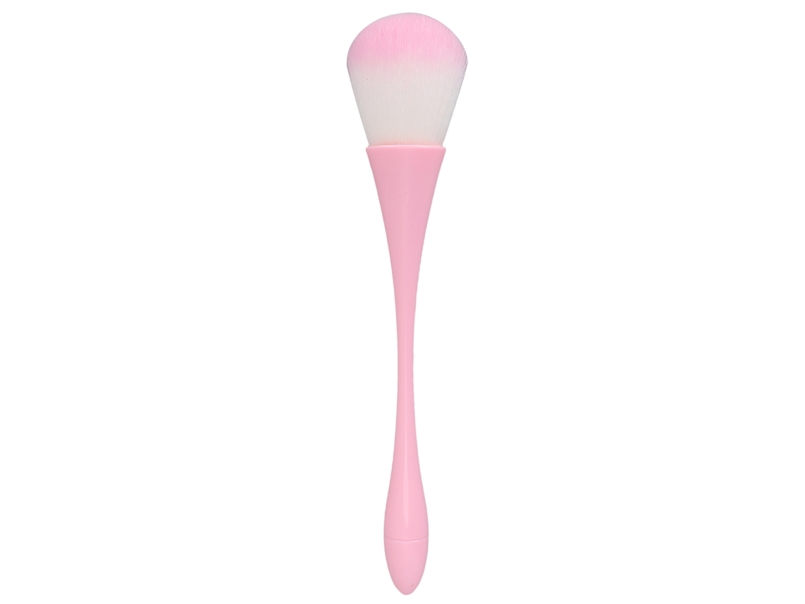 Pincel Suave E Fluffy Para Limpeza De Poeira De Unhas E Maquiagem Blush Pó Solto Rosa