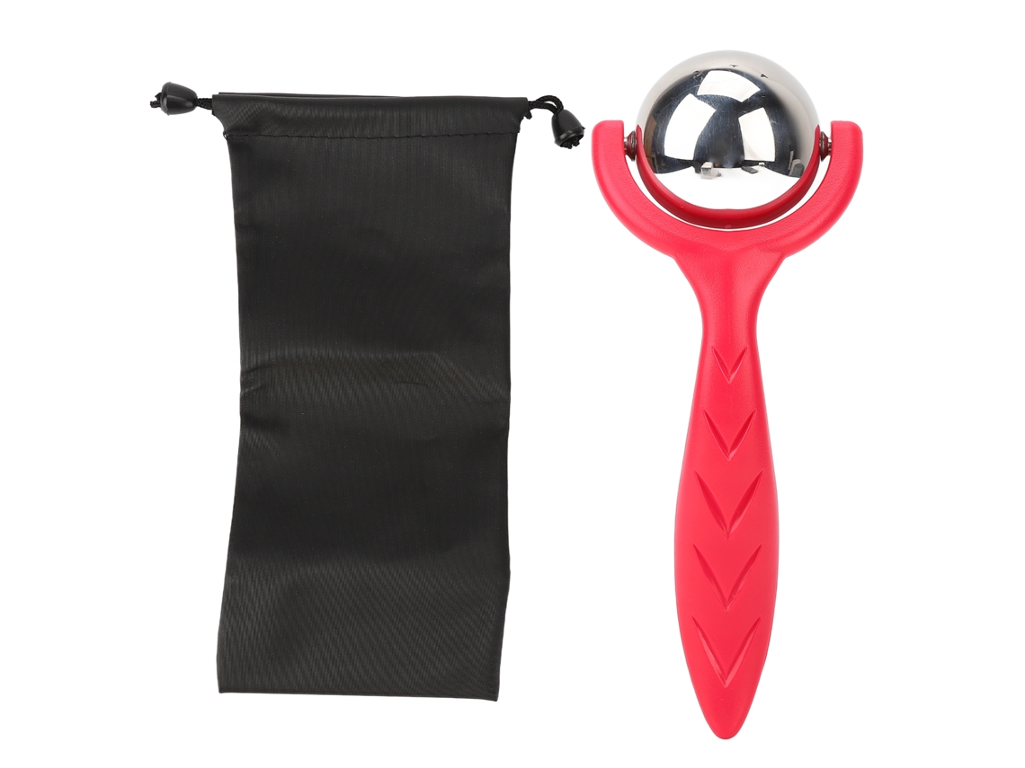 Roller Massager Facial De Acero Inoxidable Para Frío Y Calor Con Bolas