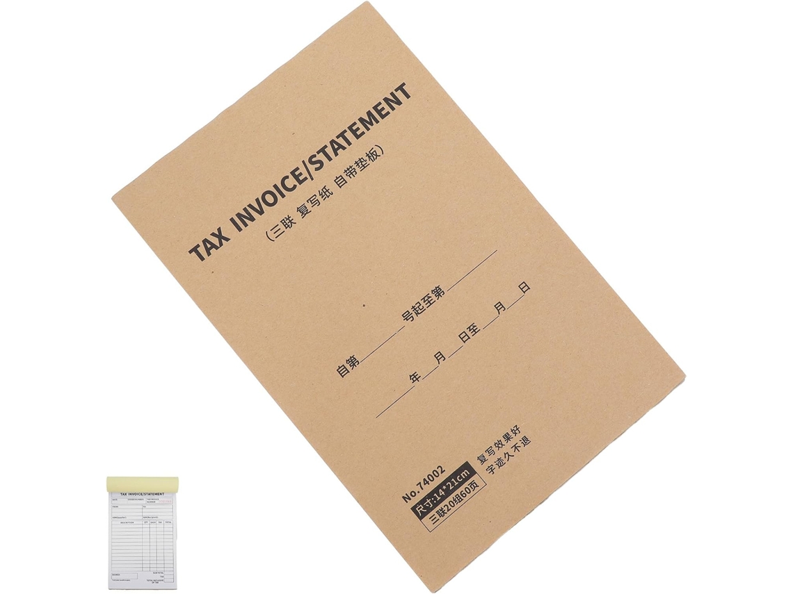 Kichouse Carnet De Recus De Commande En Papier 60 Pages Compatível Para Gestão E Logística Internacional