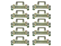 Fixador de Travamento Trilho Din 35mm 10 Peças S/MARCA