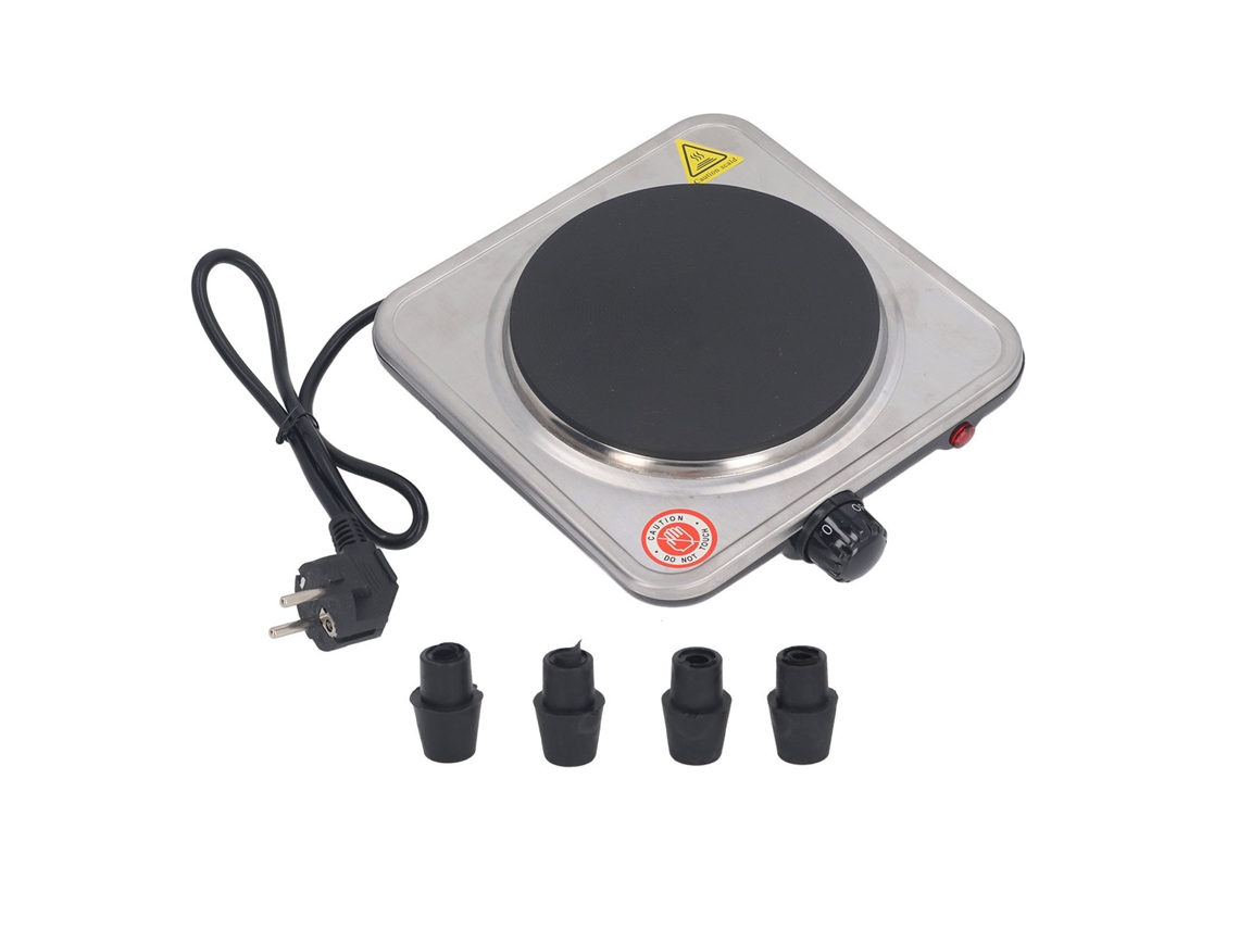 Fogão Elétrico De 1000w Em Aço Inoxidável Com Controle De 5 Níveis Laxiscreed