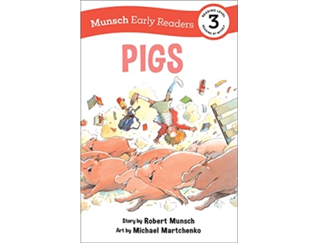Livro Pigs Early Reader de Robert Munsch (Inglês)