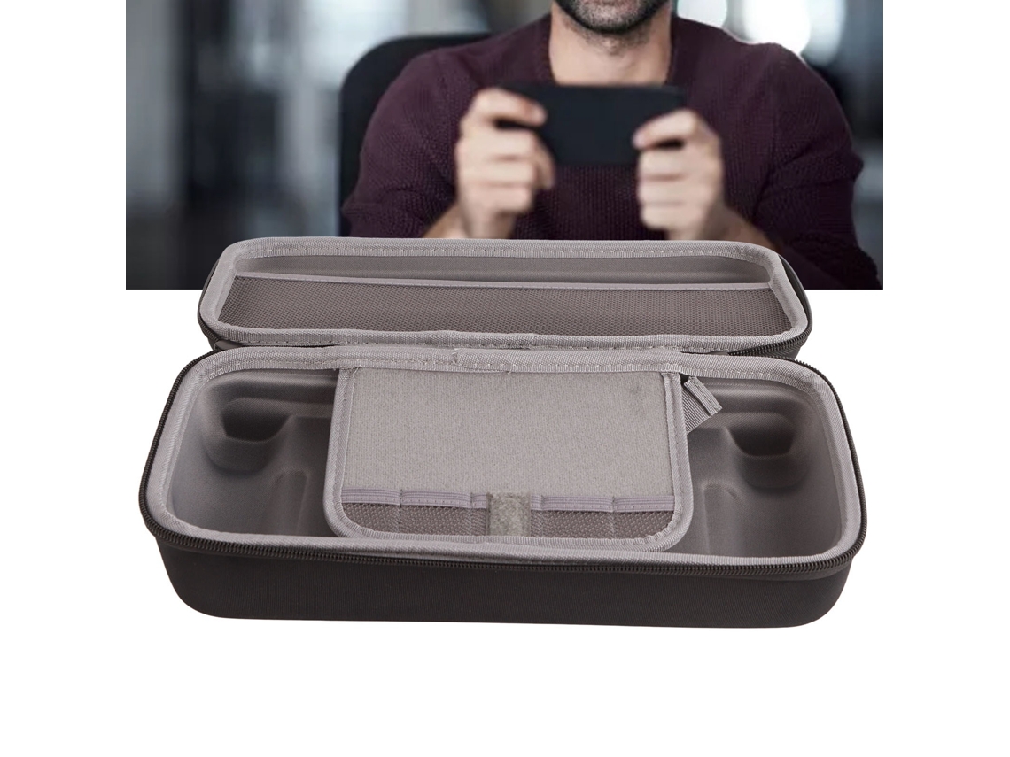 Gp‑807 Caixa de Armazenamento de Grande Capacidade, Estojo Rígido Protetor Portátil com Camada Intermediária para Viagem, Preto BRILVIBERA