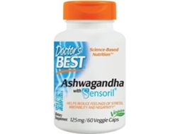 Suplemento Alimentar DOCTOR'S BEST Ashwagandha Com Sensoril (60 cápsulas vegetais)
