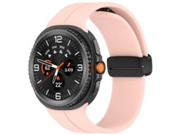 Pulseira De Silicone Magnética Dobrável Preta Xdfind Para Samsung Galaxy Watch 8 / 8 Classic