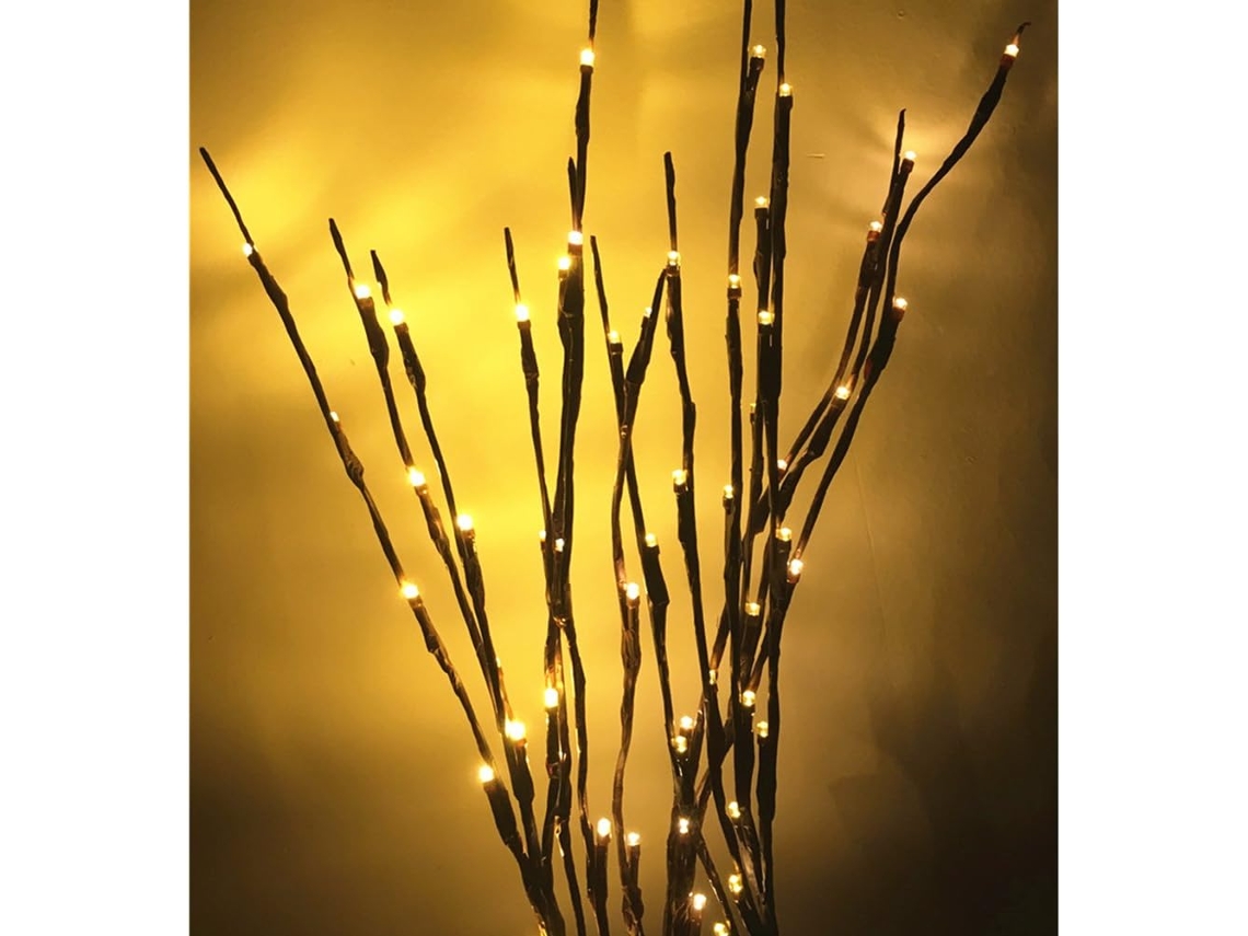 Galhos De Árvore Natal Iluminados Por Led, Alimentados Por Usb, Pré, Iluminados, Para Uso Interno E Externo, Perfeitos Para Festas No Jardim