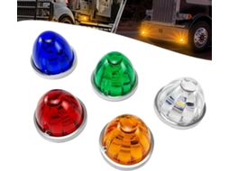Conjunto De 2 Luzes Led Em Formato Melancia Para Caminhões, Indicadores Laterais, Luzes De Roda Caminhão, Moldura Do