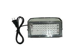 Luz de Inundaçao Uv Led Preta com Plug para Festas, Tinta Corporal e Eventos S/MARCA