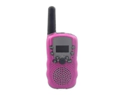 Walkie Talkie Infantil 3km Intercomunicador Externo Tela Lcd Walkie Talkie Portátil Brilvibera