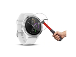Película Protectora Ecrã Vidro Temperado Smartwatch Garmin Vivoactive