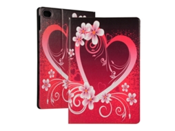 Capa Tpu Textura Mola Universal Padrão Amor Halinuia Com Suporte Para Huawei Mediapad M5 10,1 Polegadas / C5 10,1 Polegadas