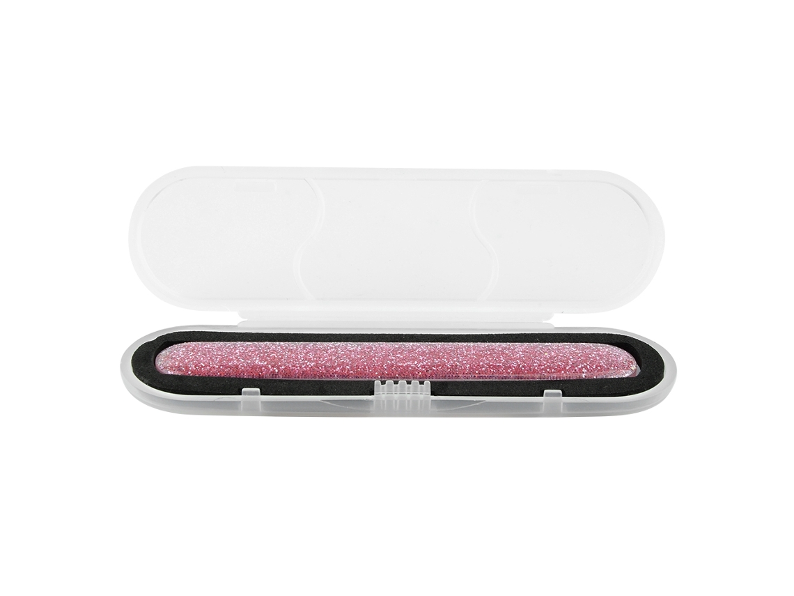 Ferramenta De Pedicura Para Remover Pele Morta E Calos Raspador De Pés De Vidro Nano Rosa 9cm