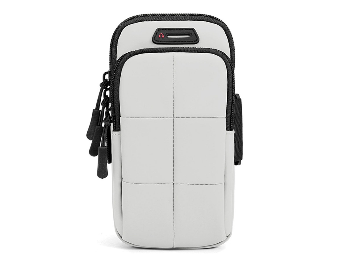 Braçadeira Para Corrida, Bolsa De Cinto Universal Impermeável Com Bolso Duplo.
