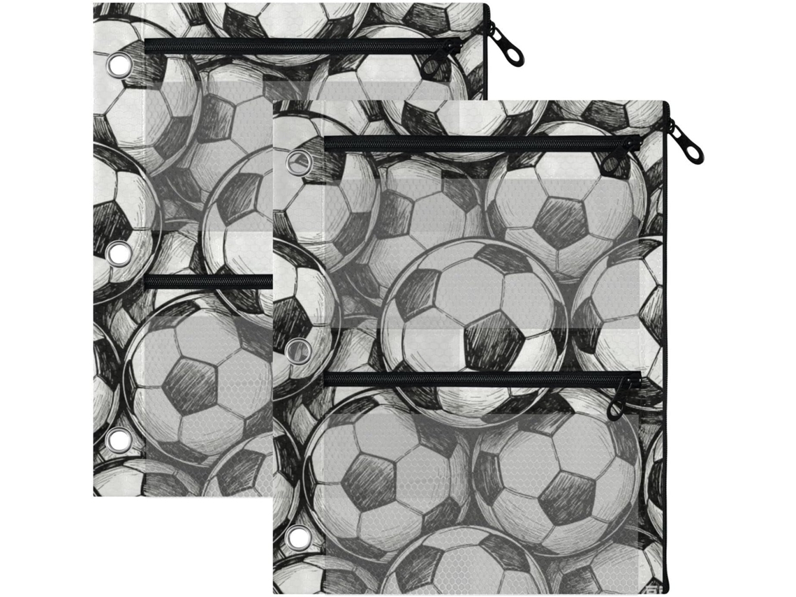 Pasta De 3 Furos Com Estampa Retrô Futebol Americano