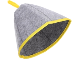 Touca de Sauna Inoomp em Feltro com Acabamento Reforçado, Leve, Respirável e Absorvente, Touca de Banho com Proteção CHABERLU