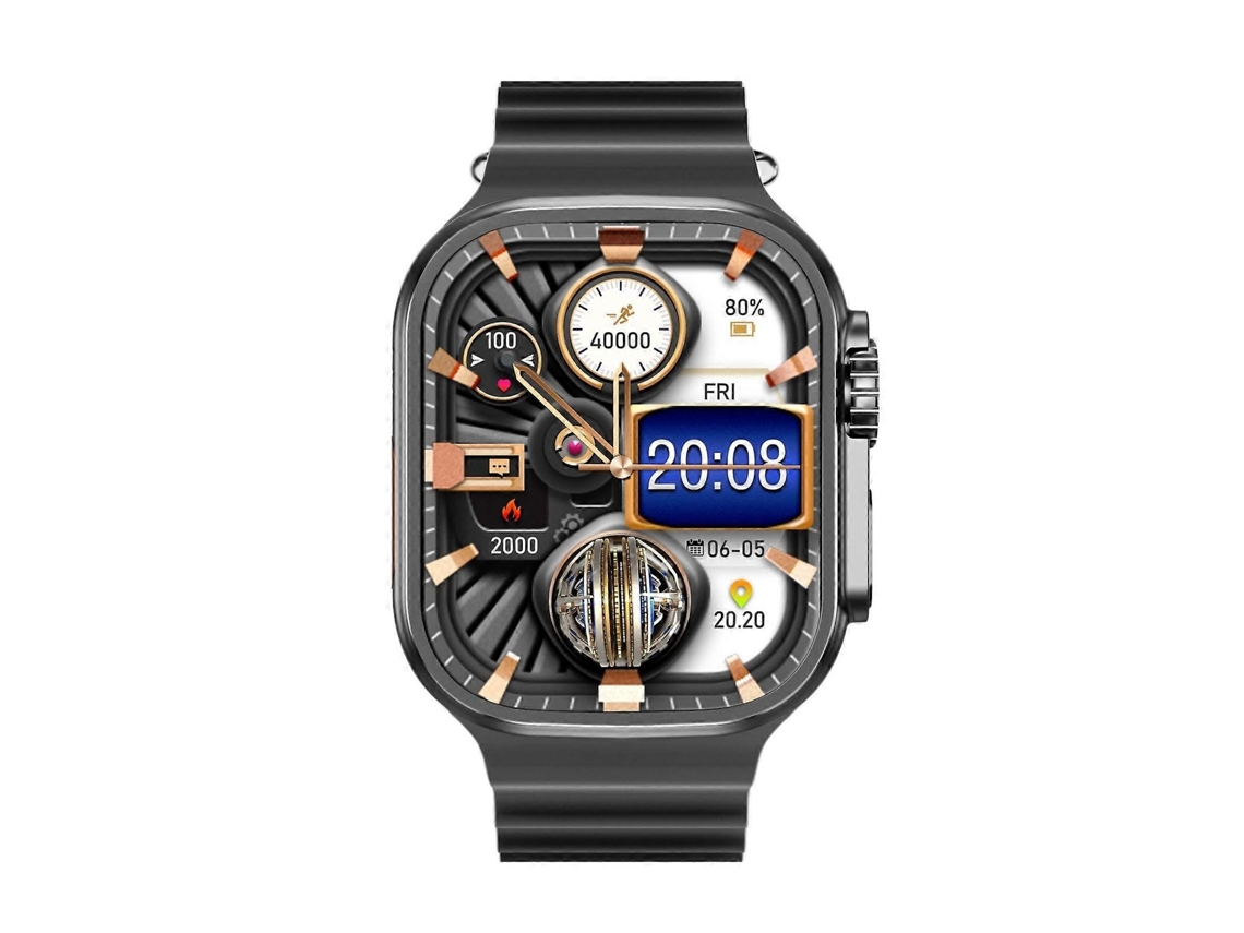 Lurelia Relógio Inteligente Ws12 Bluetooth, Ritmo Cardíaco, Spo2, Sono, Pressão, Chamadas, 2,2", 240×296, Impermeável