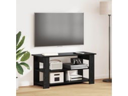 Vidaxl Suporte De Tv Carvalho Preto 100 X 40 X 50 Cm