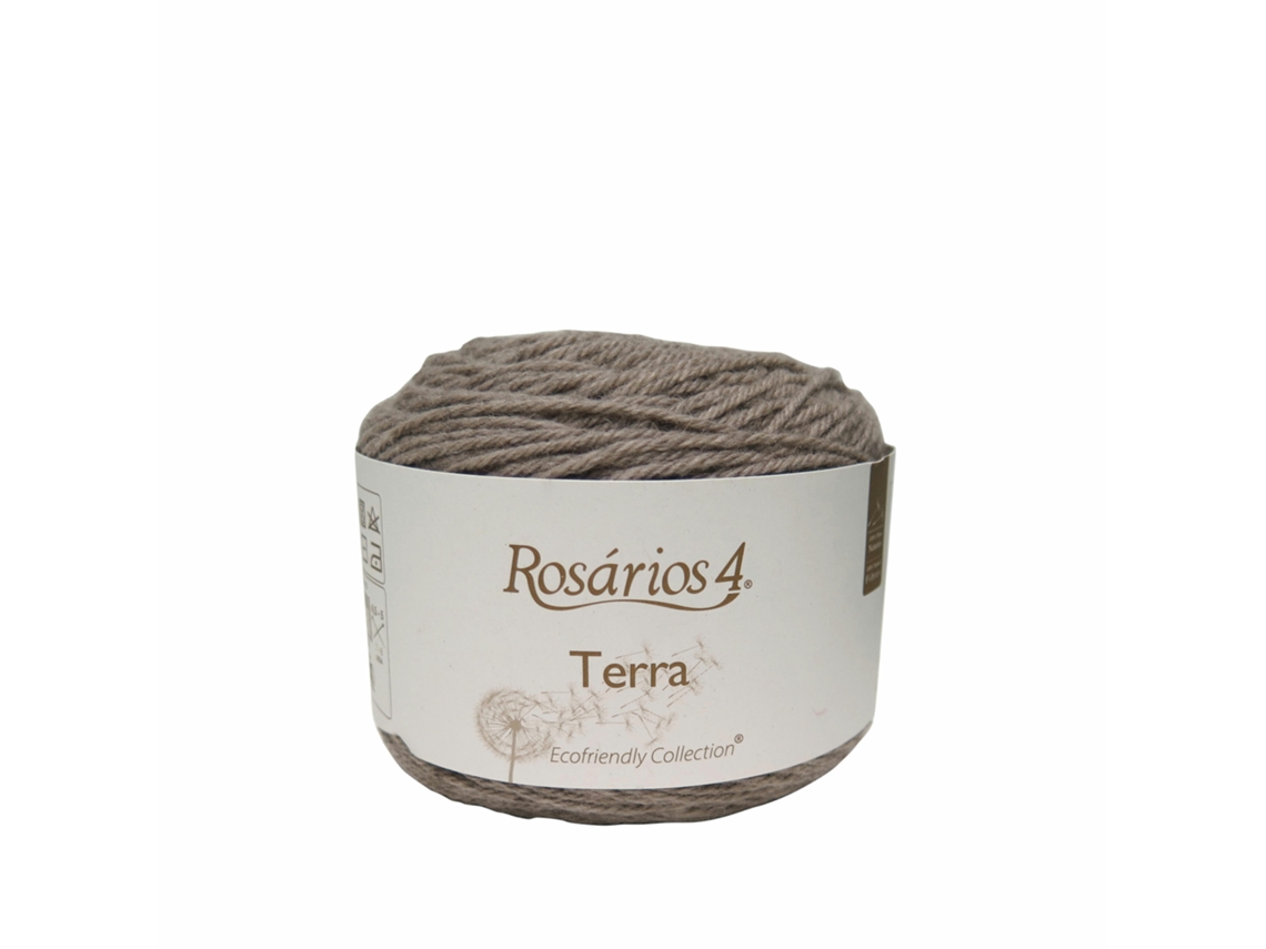 Fio de La ROSARIOS 4 Terra 100G Bege Escuro 21