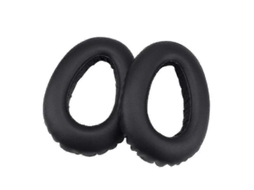 Almofadas para fones de ouvido Lurelia, modelo PXC550 MB660, com revestimento em couro sintético e espuma viscoelástica, na cor preta.
