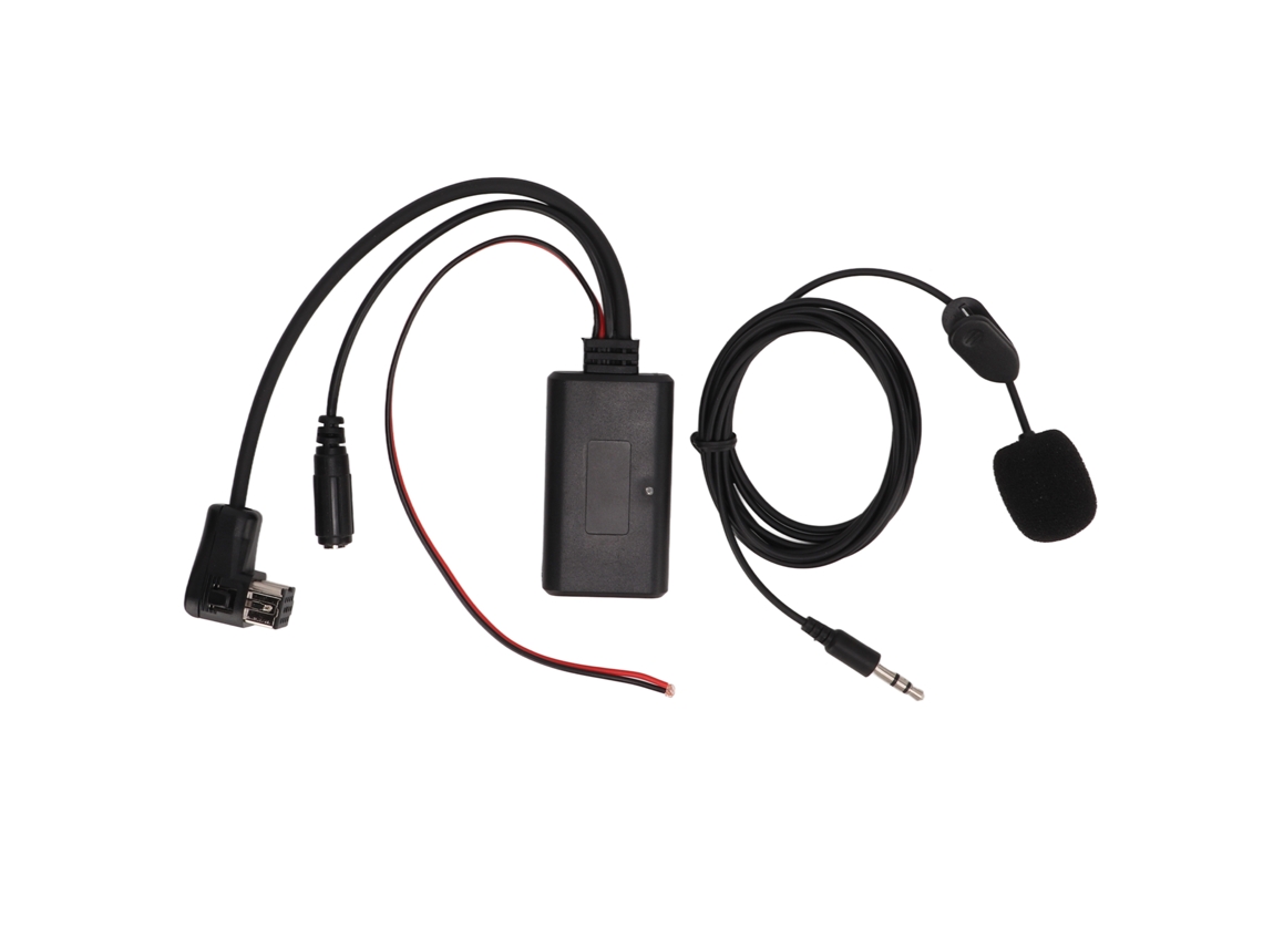 Cabo De Áudio Bluetooth Estéreo Com Entrada Aux E Microfone Para Pioneer P99 P01